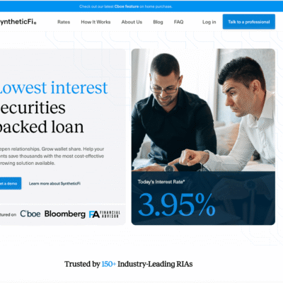 SyntheticFi – Fully Deductible, Lowest Interest, Securities Backed Loans
