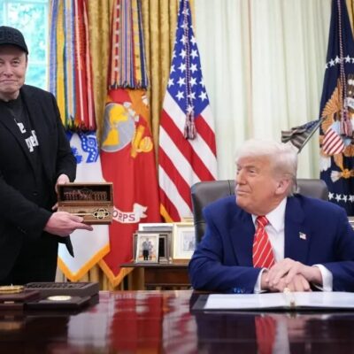 Elon Earns A Key To The White House And A Black Eye…