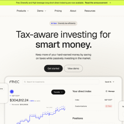 Direct Indexing From FREC – Next Stop $1 Billion Under Management with New Products