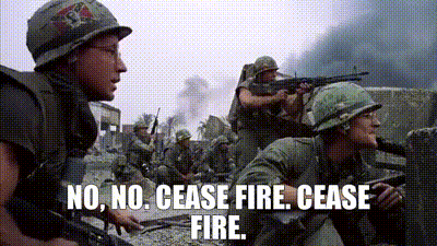 So much for ceasefires